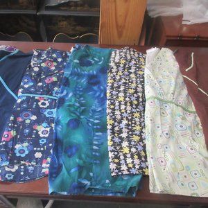 7 Women’s Scrubs Top Tops Size XL Baby Phat SB Cherokee Barco Dickies